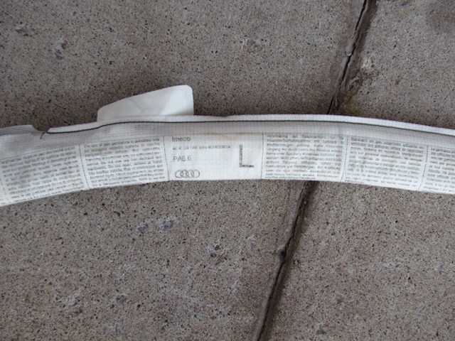 2004 Audi A8L LH Drivers Side Curtain Airbag 4E4880741
