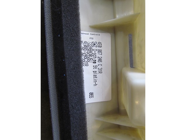 2004 Audi A8L RH Rear Quarter Window Trim 4E0867246