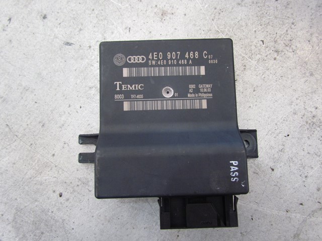2004 Audi A8L Cruise Control Module 4E0 907 468