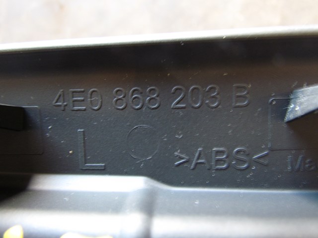 2004 Audi A8L LH Drivers Side Front Trim Panel 4E0868203B