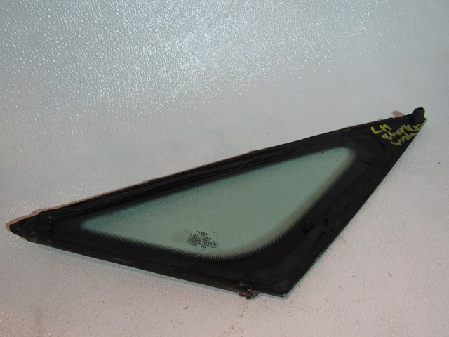 04 05 06 07 08 Audi A8L D3 Rear LH Drivers Quarter Glass