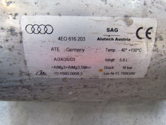 2004 Audi A8L Air Ride Tank 4E0616203