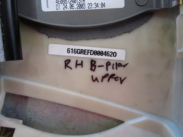 2004 Audi A8L RH Upper B Pillar Trim 4e0867240