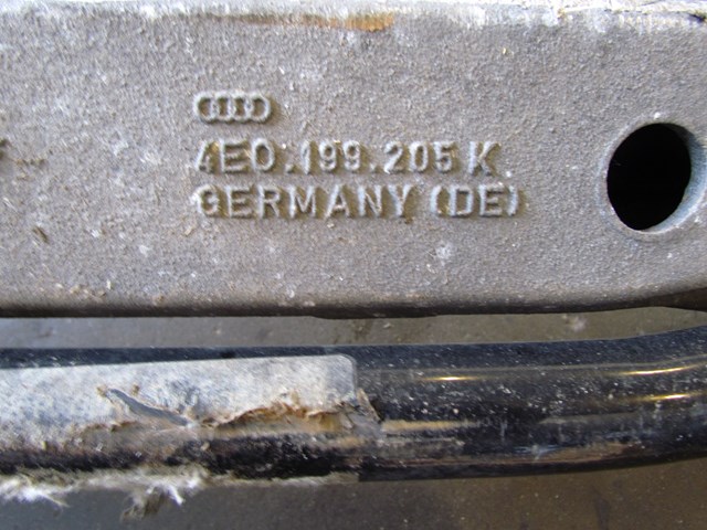 2004 Audi A8L Front Subframe & Sway Bar W/ Mounts 4E0199205K