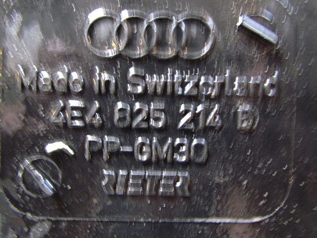 2004 Audi A8L RH Passenger Under Body Spalsh Shield 4E4 825 214 B