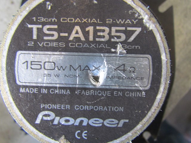Pioneer TS-A1357 2-Way Speaker. Single Speaker