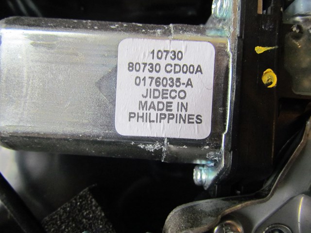 2007 Infiniti G35 Coupe RH Passenger Side Window Motor