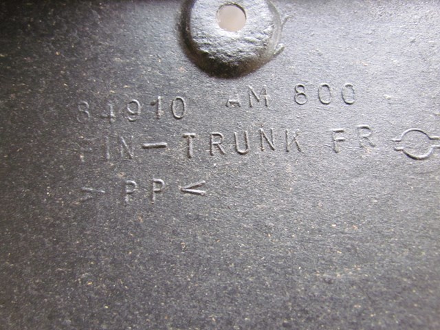 2007 Infiniti G35 Coupe Upper Trunk Moulding