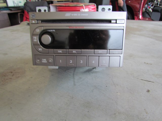 2005 Subaru Forester XT Radio 6 Disc Player 86201SA110
