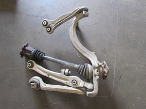 2004 Audi A8L LH Front Spindle With Control Arms And Axle