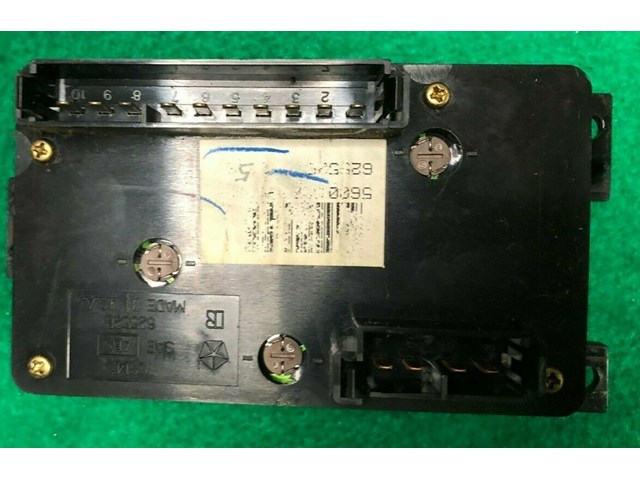 96 JEEP GRAND CHEROKEE HEATED SEAT SWITCH. DEFROST, REAR WIPER/OVERDRIVE