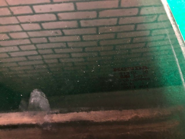 2003-2007 HONDA PILOT WINDOW DRIVER SIDE REAR DOOR GLASS LH  OEM