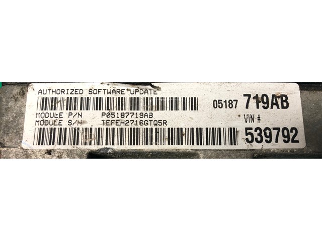 ECM PCM ECU Engine Computer Module 2007 Chrysler PT Cruiser | P05187761AA