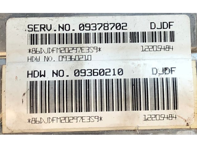01 2001 Oldsmobile Intrigue ACDELCO 09378702 Engine Control Computer Module ECU 