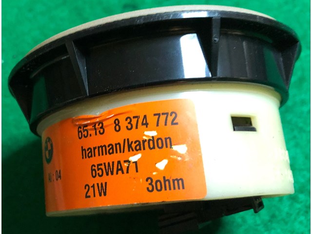 00-06 325i 325ci 330i 330ci BMW E46 FRONT DOOR PANEL HARMAN KARDON SPEAKERS OEM