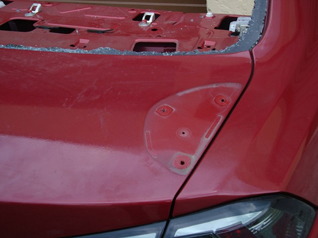 08 10 11 12 LANCER EVOLUTION X OEM REAR CLIP TRUNK LID PANEL BUMPER EVOX CZ4A