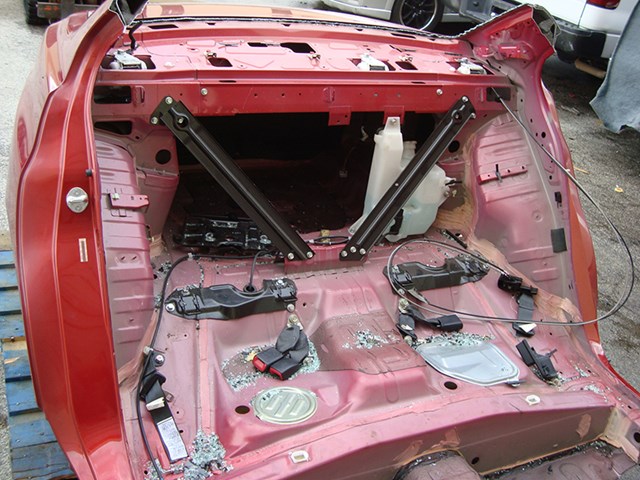 08 10 11 12 LANCER EVOLUTION X OEM REAR CLIP TRUNK LID PANEL BUMPER EVOX CZ4A