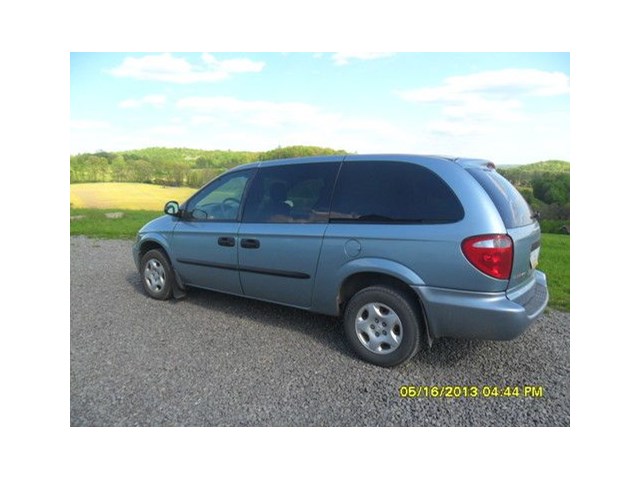 2003 Dodge Caravan Rear Door Glass LH Driver Sliding Door