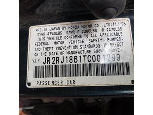 Image of 1996 Isuzu Oasis car