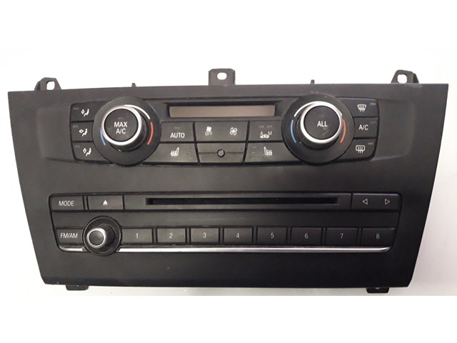 BMW X3 F25 2010-2014 Audio CD Radio and A/C Climate Control Switch Panel