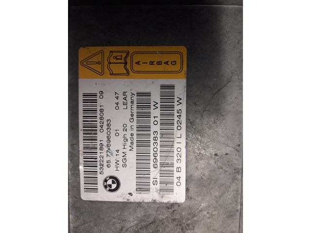 2004-2006 BMW 525i/530i/545i/645i E60 ECU Airbag Control Module