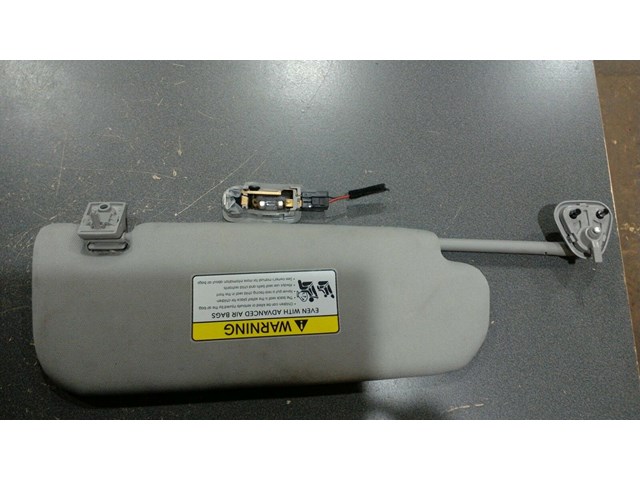 2011 2015 KIA OPTIMA RIGHT SIDE SUN VISOR W ROOF ILLUMINATED