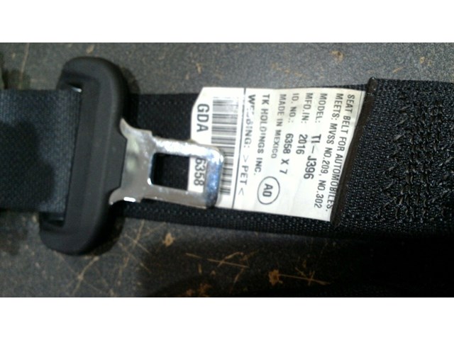 2017 HONDA CIVIC COUPE MIDDLE REAR SEAT BELT P/N 2494576