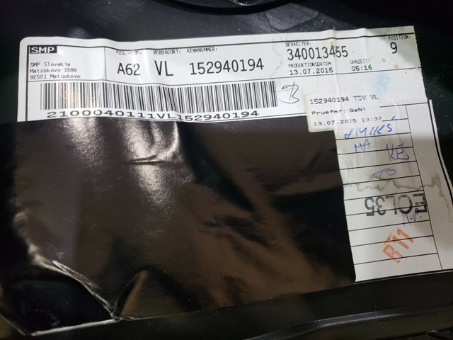 2016 AUDI A3 LEFT SIDE FRONT DOOR PANEL