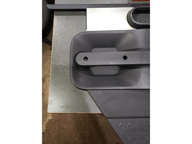 2008 JEEP WRANGLER LEFT REAR DOOR PANEL