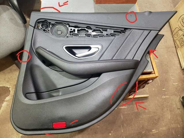 2015 MERCEDES BENZ C300 C-CLASS RIGHT REAR DOOR PANEL