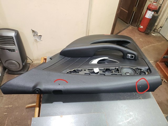 2015 MERCEDES BENZ C300 C-CLASS RIGHT REAR DOOR PANEL