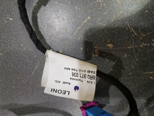 2011 AUDI Q5 RIGHT REAR DOOR PANEL WIRE WIRING HARNESS P/N 8R0971036