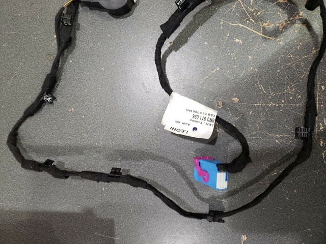 2011 AUDI Q5 RIGHT REAR DOOR PANEL WIRE WIRING HARNESS P/N 8R0971036