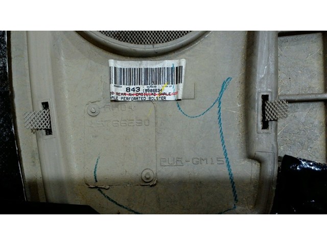 2002 CADILLAC ESCALADE PASSENGER SIDE REAR DOOR PANEL P/N 15086634