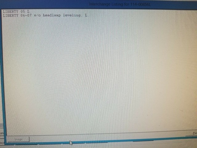 2005 2007 JEEP LIBERTY DRIVER SIDE HEADLIGHT