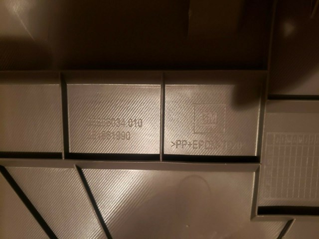 2015 CHEVY SONIC LEFT SIDE UPPER DASH TRIM PANEL P/N 96886034