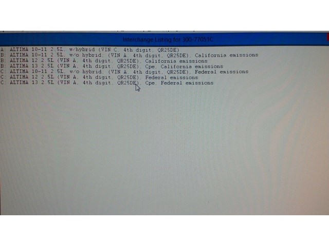 2010 2013 NISSAN ALTIMA SDN 2.5L 4CYL ENGINE ASSEMBLY