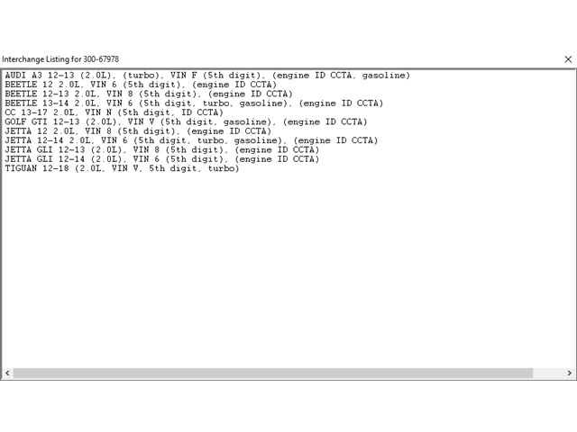 2012 2018 VOLKSWAGEN TIGUAN 2.0L ENGINE ASSEMBLY