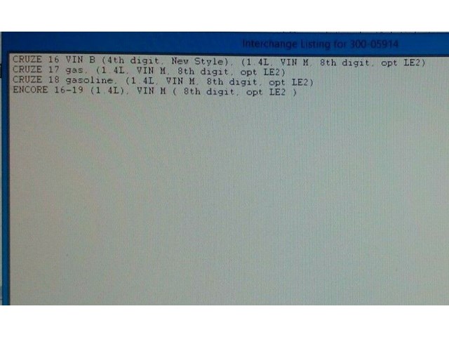 2016 2018 CHEVY CRUZE 1.4L ENGINE ASSEMBLY