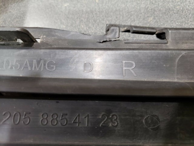 2015 MERCEDES BENZ C300 RIGHT SIDE LOWER BUMPER GRILLE P/N A2058854123