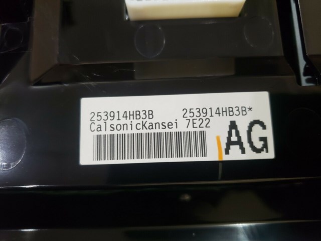 2015 2018 INFINITI Q50 TEMPERATURE CONTROL P/N 253914HB3B