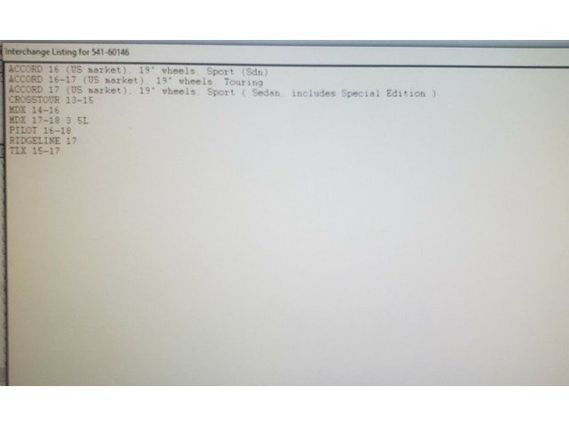 2016 2017 HONDA ACCORD HYBRID ELECTRONIC BRAKE MASTER CYLINDER