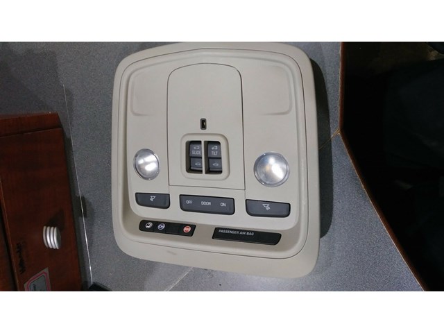 2014 CADILLAC ATS OVERHEAD ROOF CONSOLE WITH MAPLIGHTS SUNROOF CONTROL