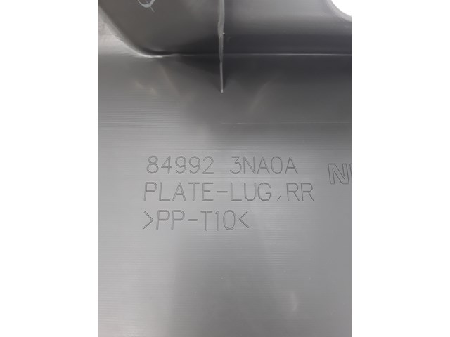 2011 Nissan Leaf Trunk Trim Scuff Plate Panel