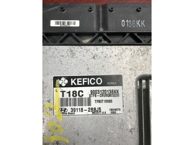 2013 Hyundai Veloster Engine Computer Module ECM ECU P: 39118-2BBJ5 OEM Warranty