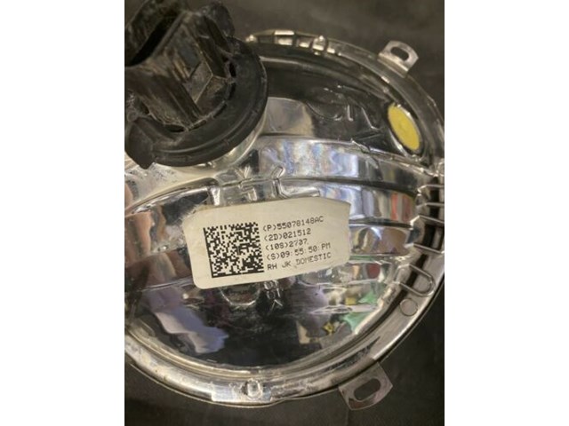 2007-2017 Jeep Wrangler Headlight Right Passenger Side  55078148AC