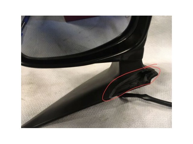 05-2011 Toyota Tacoma Black RH Passenger Side View Mirror OEM