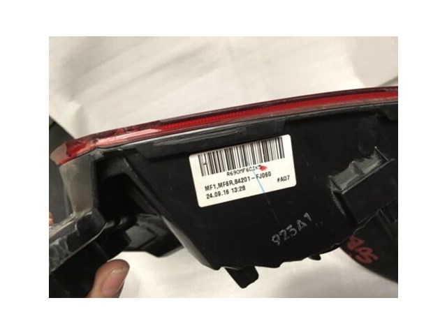 2012 2014 2015 SUBARU IMPREZA HATCHBACK RIGHT SIDE TAILLIGHT RT OEM USED 924-04