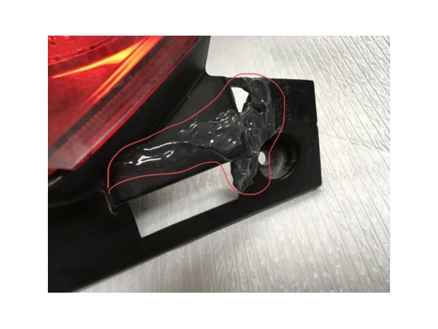 2012 2014 2015 SUBARU IMPREZA HATCHBACK RIGHT SIDE TAILLIGHT RT OEM USED 924-04