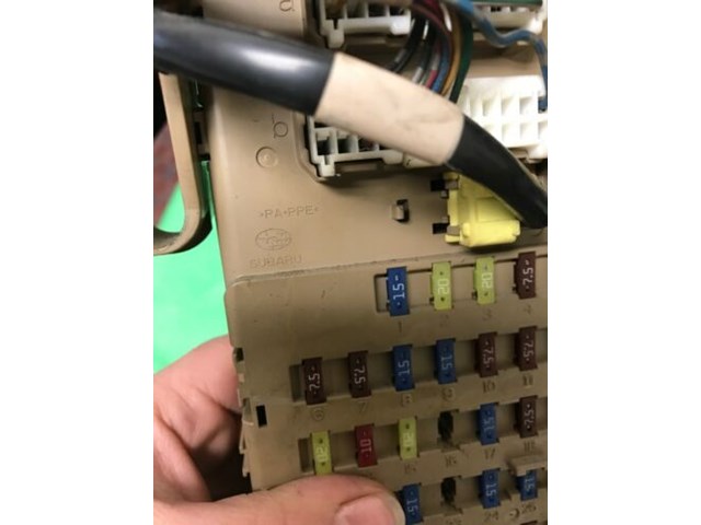 13 14 SUBARU OUTBACK LEGACY Under Dash Panel FUSE BOX OEM 82201AJ01A